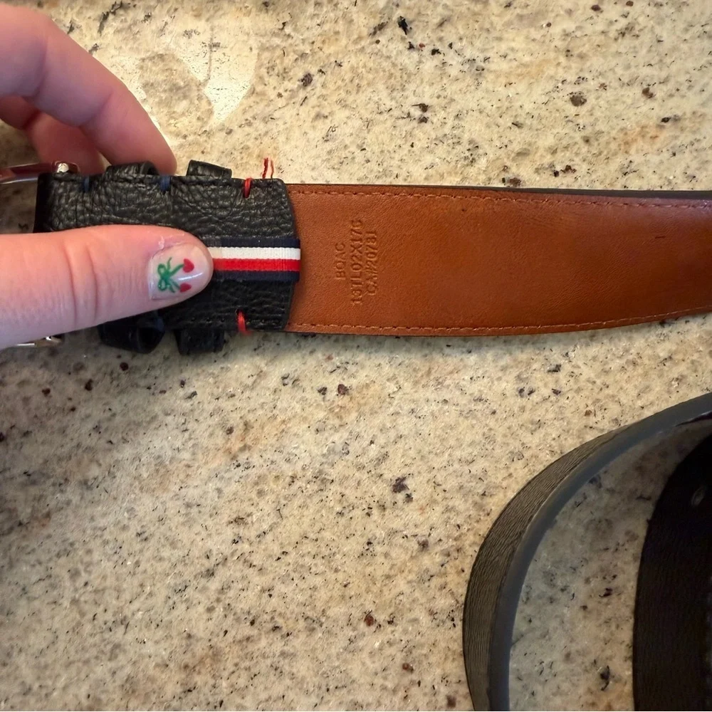 Tommy Hilfiger Black Belt  XL  46”